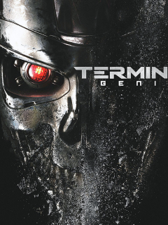 Рисунок, афиша, фильм, робот, глаз, Terminator Genisys