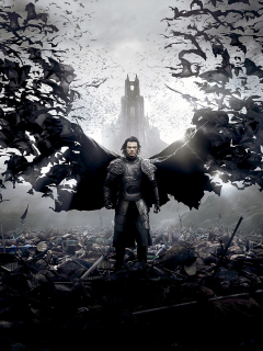 Фильм, замок, мужчина, птицы, вороны, дракула, Dracula Untold