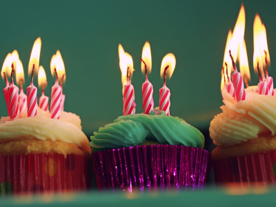 cupcakes, happy, birthday