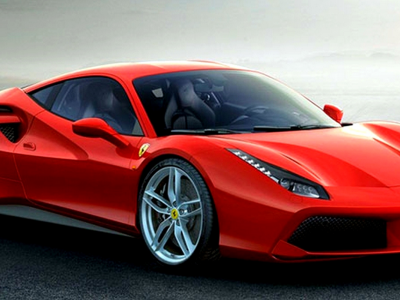 спорткар, красный, Ferrari