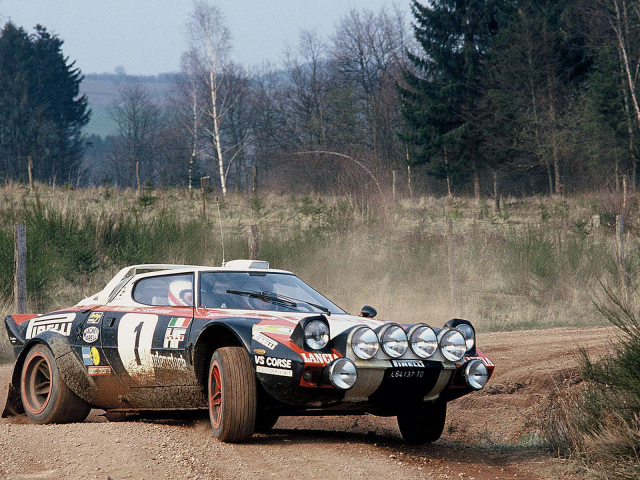 Бездорожъе, грунт, машина, lancia stratos, ралли