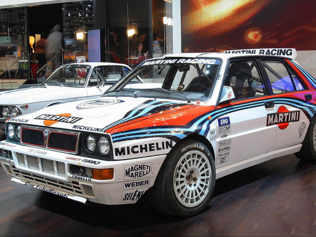 Салон, выставка, машина, ралли, Lancia Delta Integrale