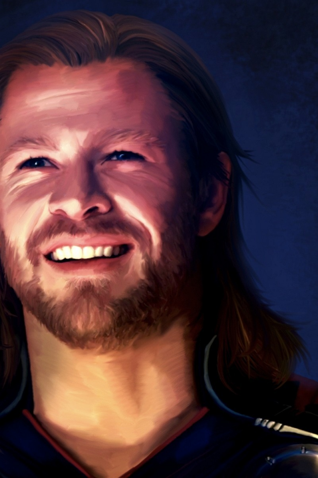 chris hemsworth, thor, улыбка, крис хемсворт, тор, smiling, marvel