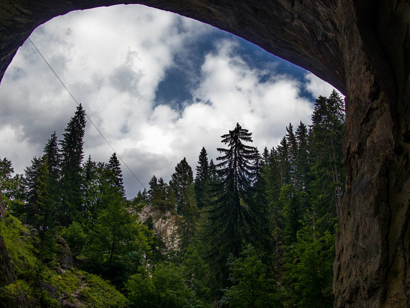 Чудните мостове, Родипи, Болгария, горы, деревья, лес, небо, облака, природа, пейзаж