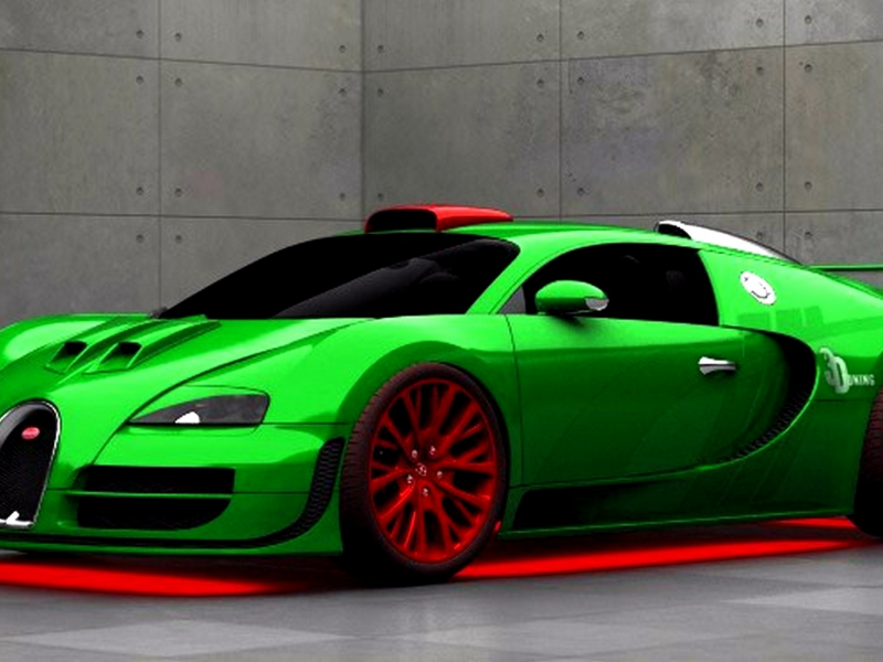 спорткар, тюнинг, Bugatti Veyron