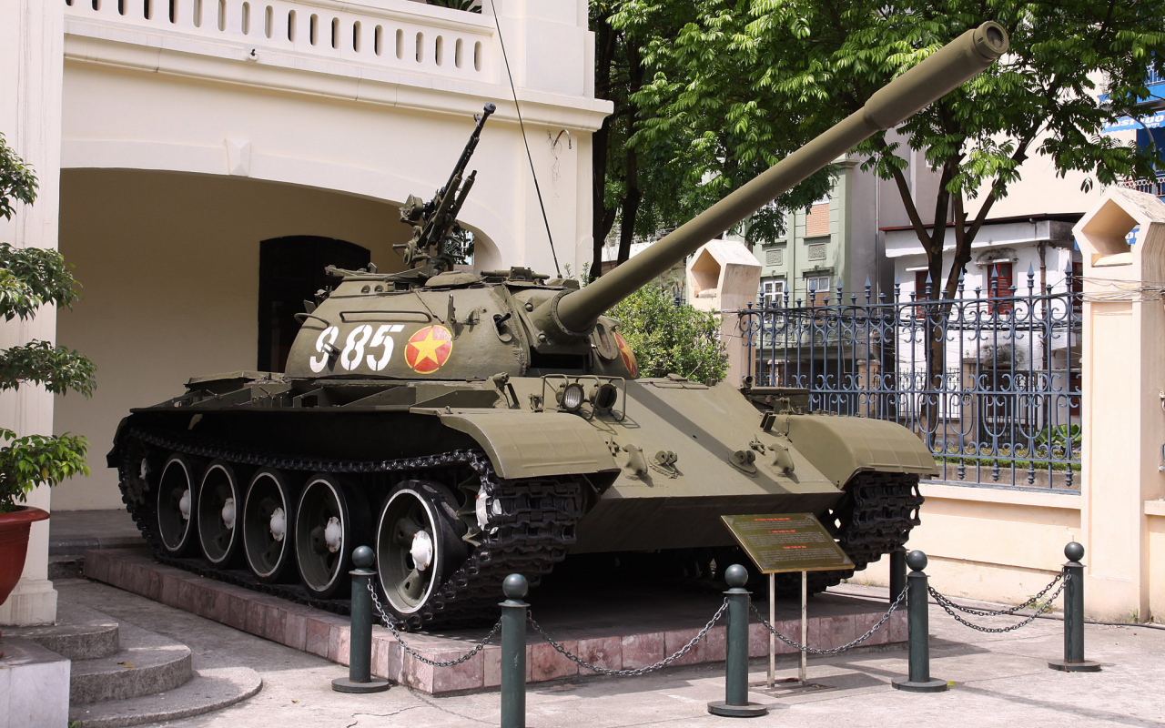 Т-54Б, советский, средний, танк, бронетехника, оружие, СССР, Вьетнам
