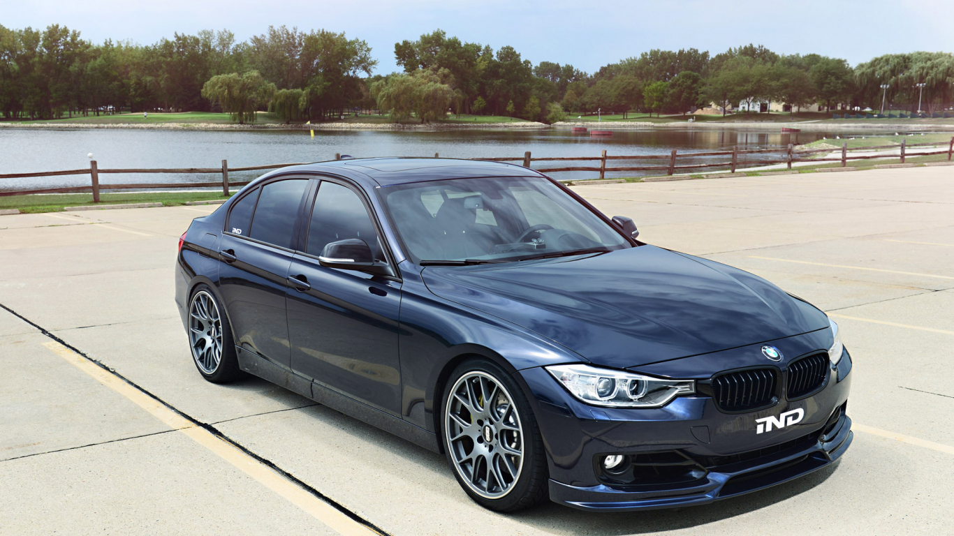 bmw, f30, 3 series, tuning, dark blue