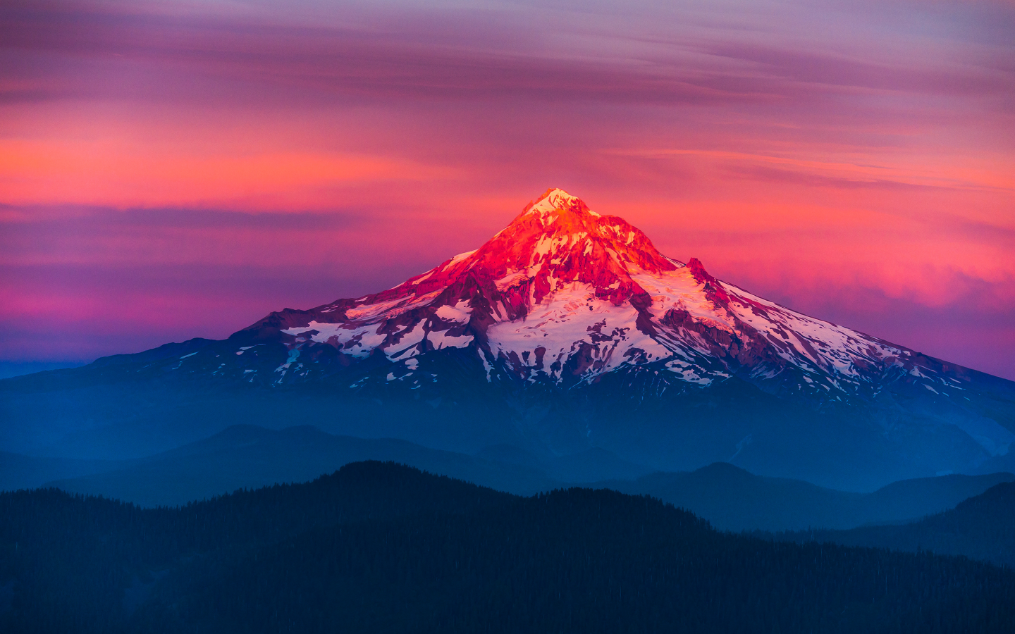 sunset, larch mountain, закат, природа, пейзаж, горы