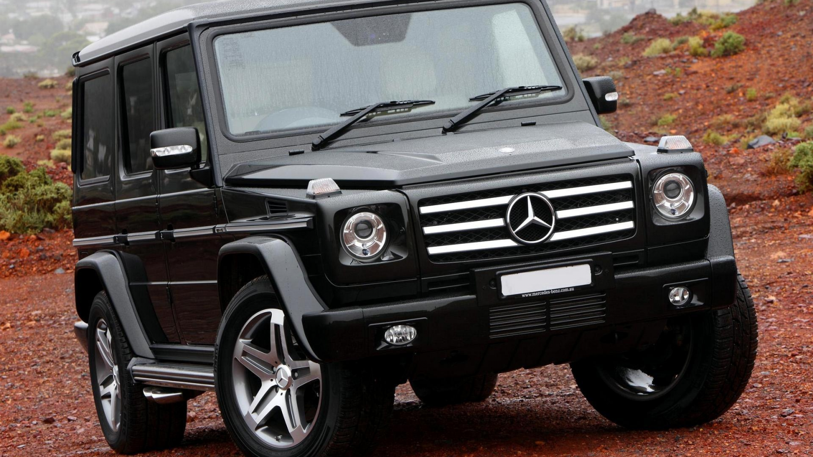 wallpapers, car, автомобиль, mercredes benz, обоя, black, g55, 2012, kompressor, amg