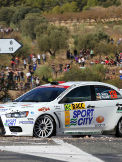 benito guerra, rally, lancer, 139, фаны, люди, белый, mitsubishi, поворот