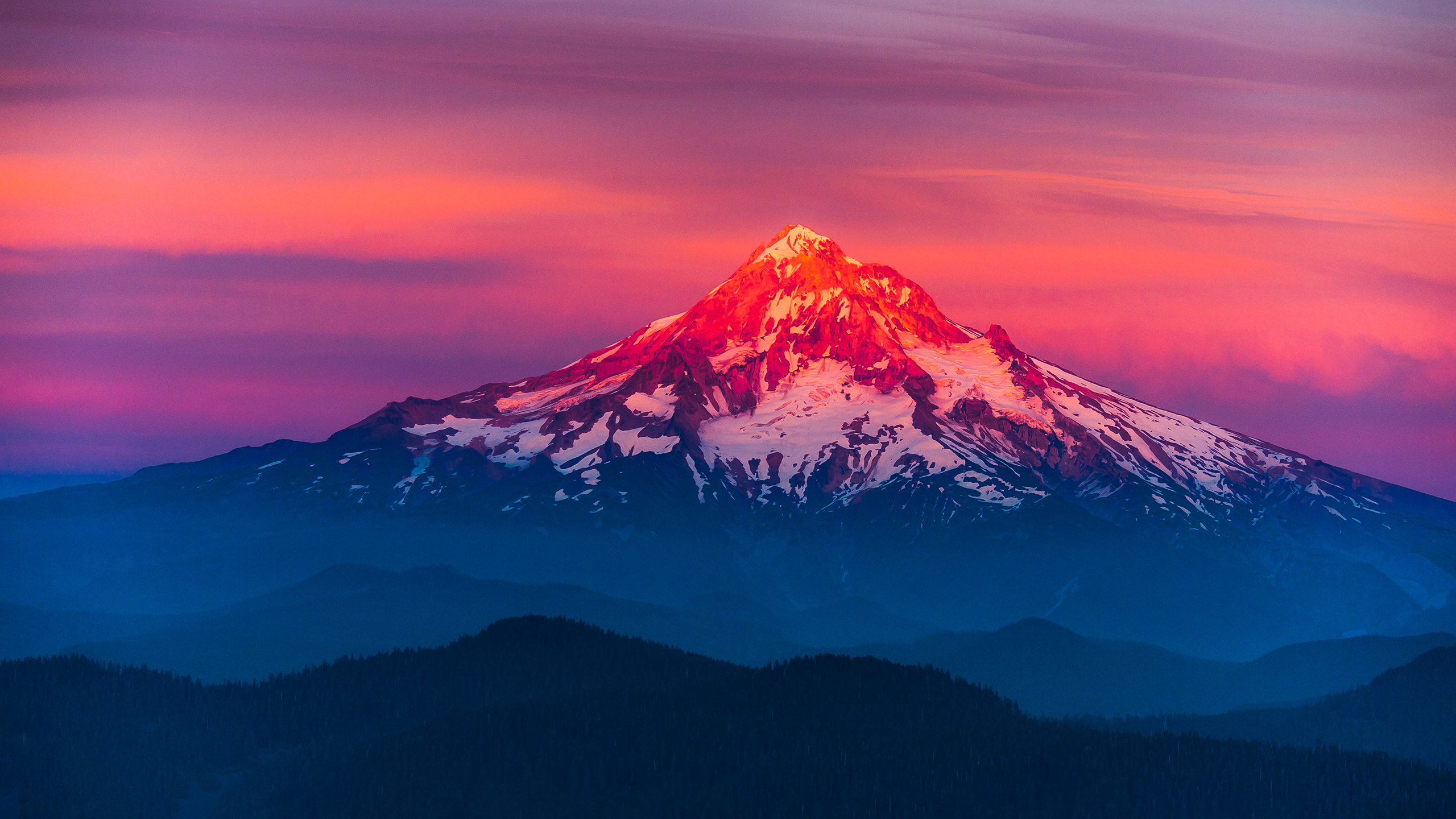 sunset, larch mountain, закат, природа, пейзаж, горы