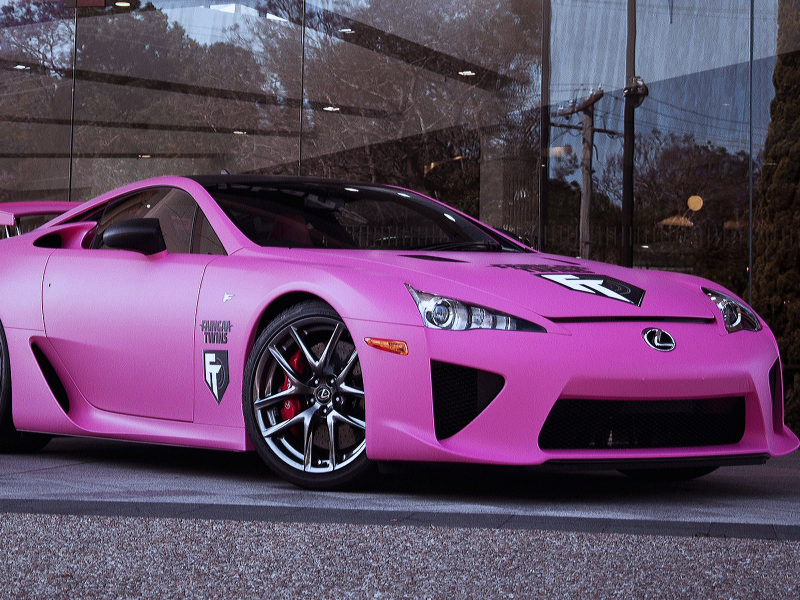 Стекло, отражение, дорога, авто, Lexus LFA.