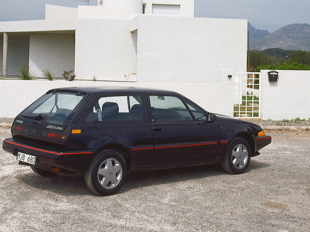 Площадка, дом, авто, Volvo-480-turbo