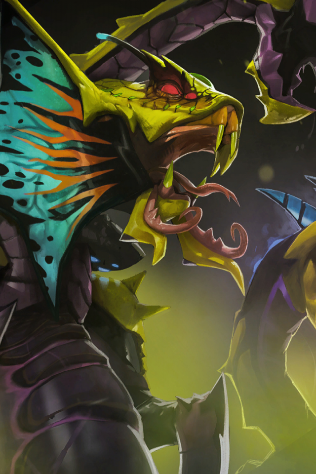 Acid Hydra, Venomancer, dota 2, Веник