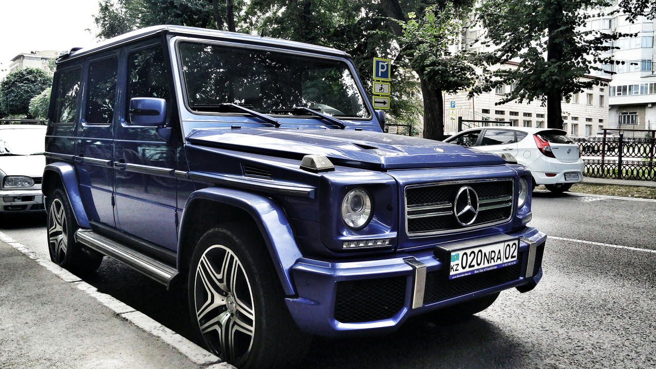 Mercedes, G63, AMG, Almaty