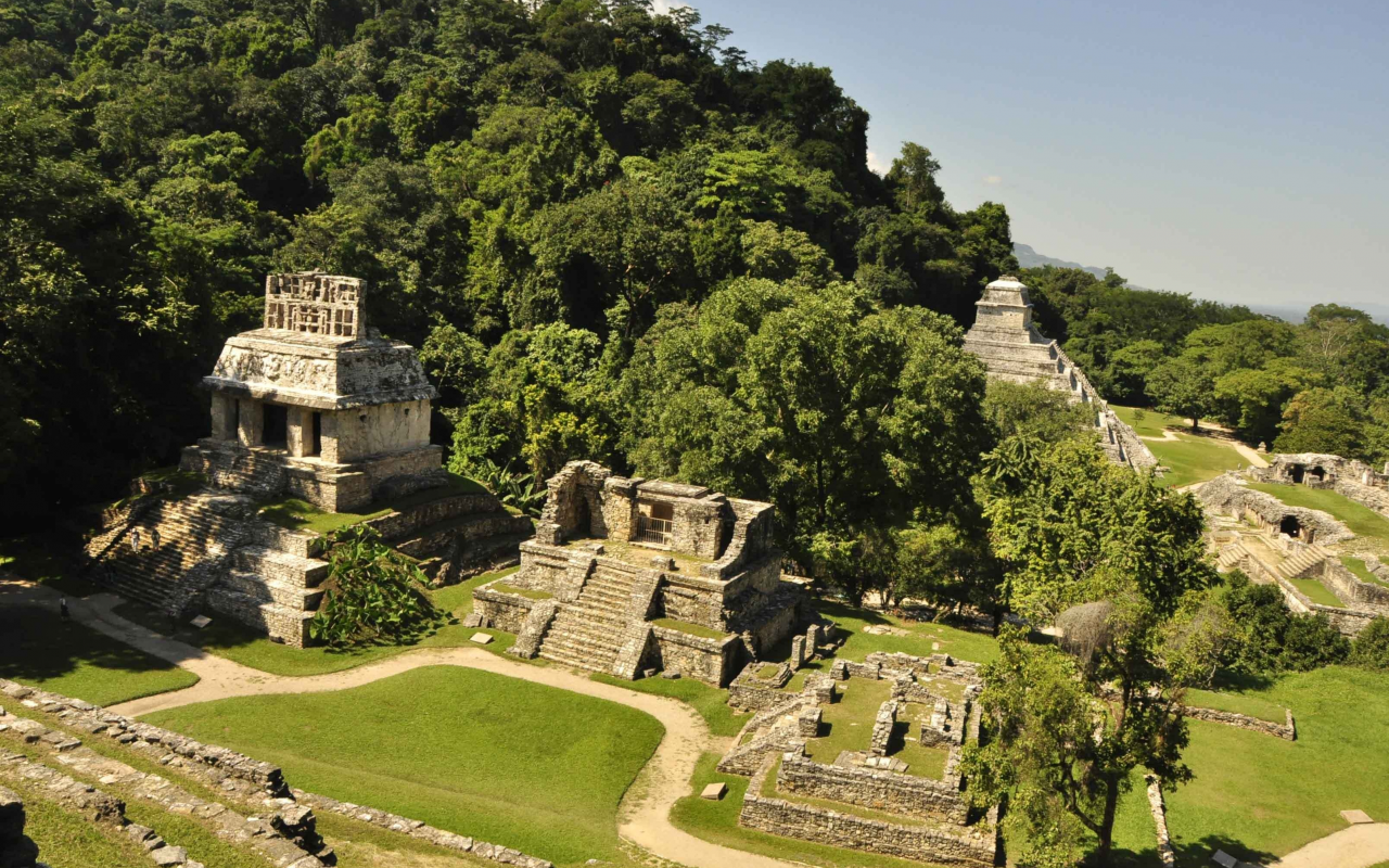 древние цивилизации, паленке, город майя, мексика
