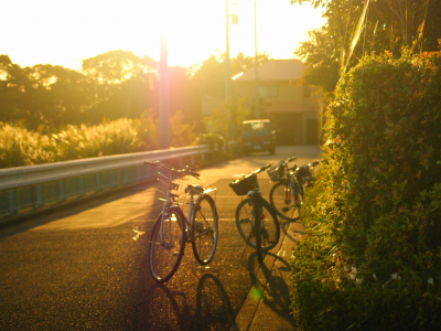 дорога, велосипед, город, настроения, улица