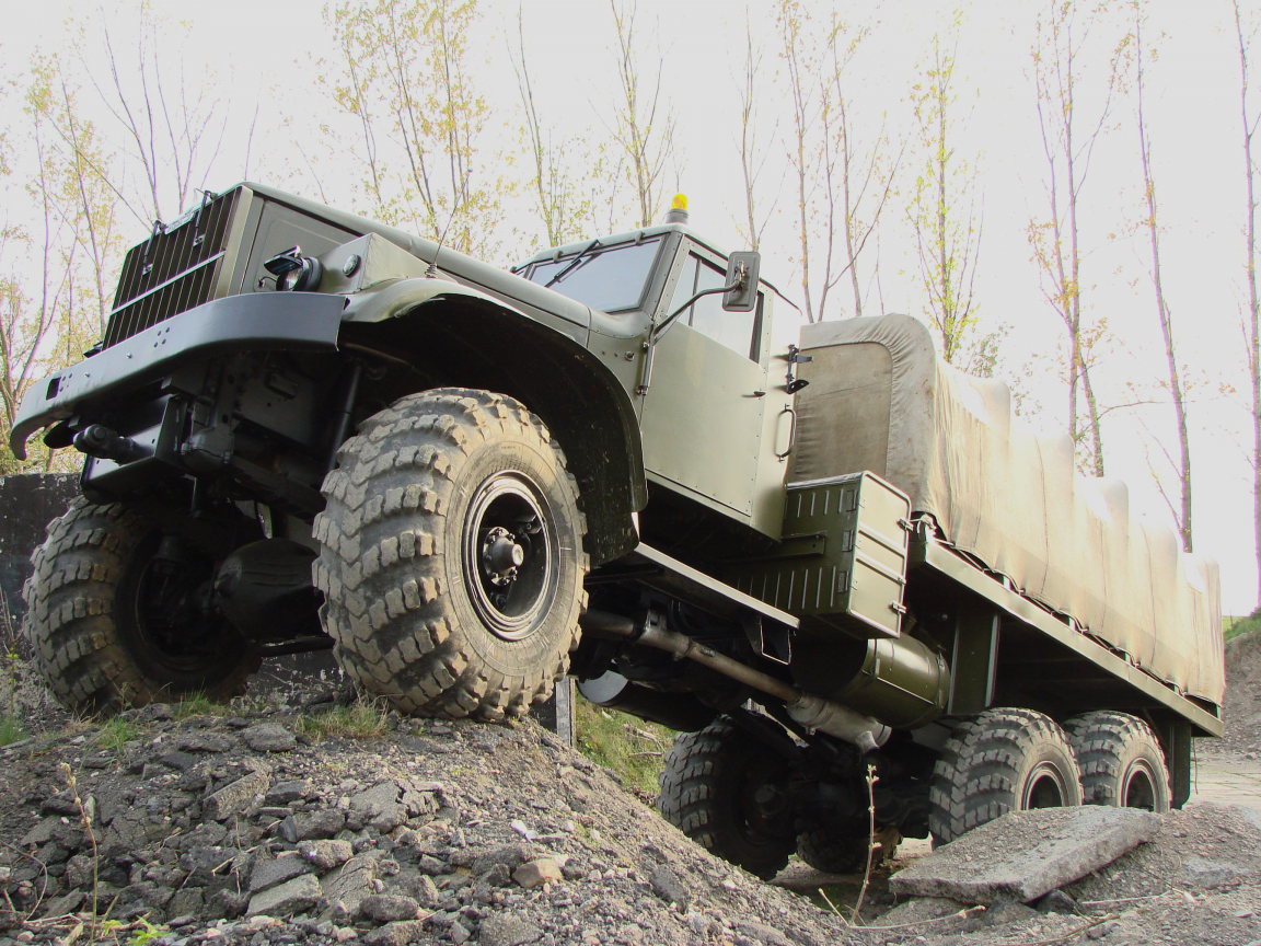 kraz, грузовик, бездорожье, вездеход, военный, краз 255б