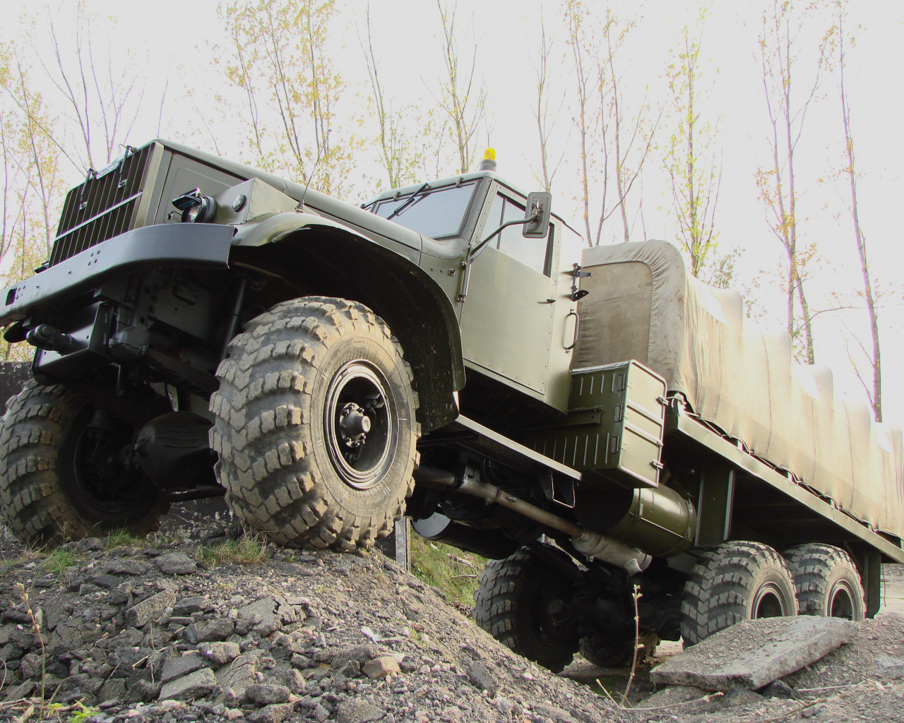 kraz, грузовик, бездорожье, вездеход, военный, краз 255б