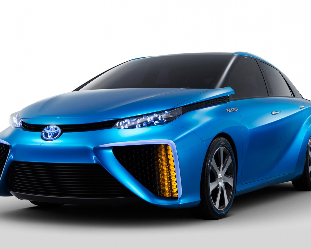 Toyota, FCV, Concept, Car, Blue