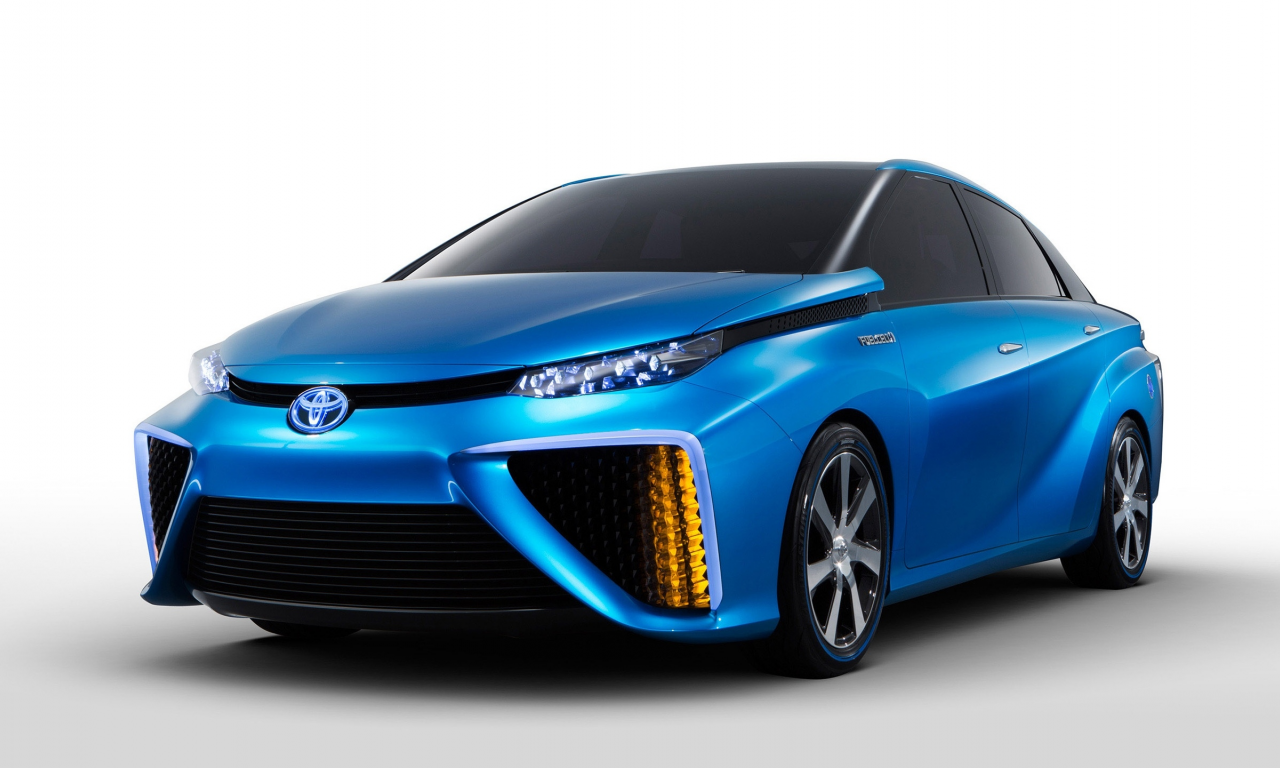 Toyota, FCV, Concept, Car, Blue