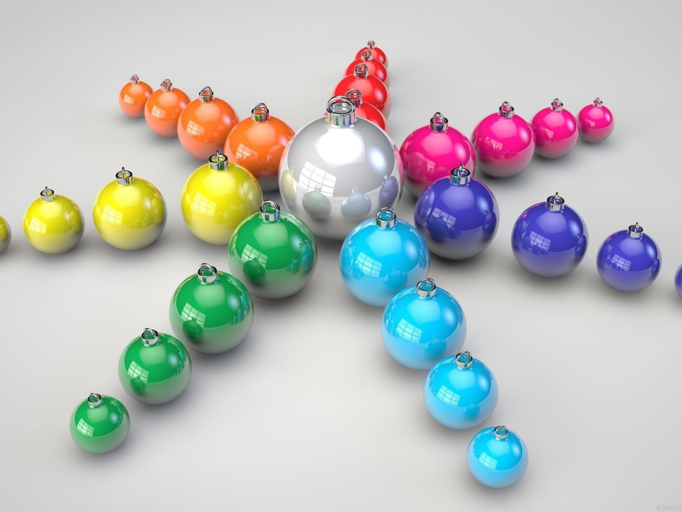 новый год, шарики, звезда, цвет, праздник, лучи, игрушки