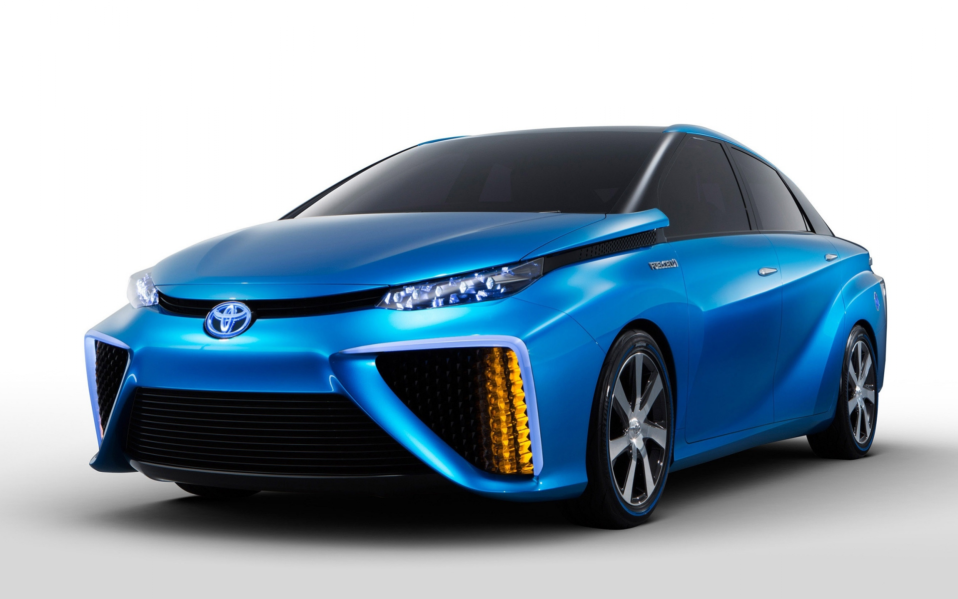 Toyota, FCV, Concept, Car, Blue