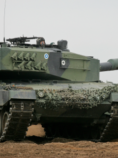 финляндия, мощь, леопард 2а4, танк