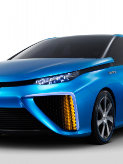 Toyota, FCV, Concept, Car, Blue