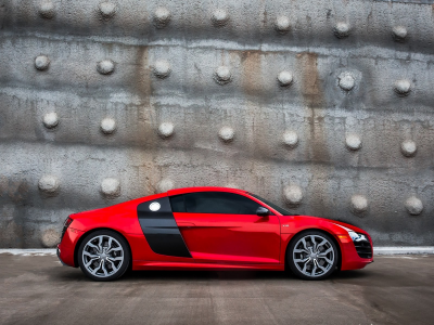 Audi, R8, red, ауди, красная, тюнинг