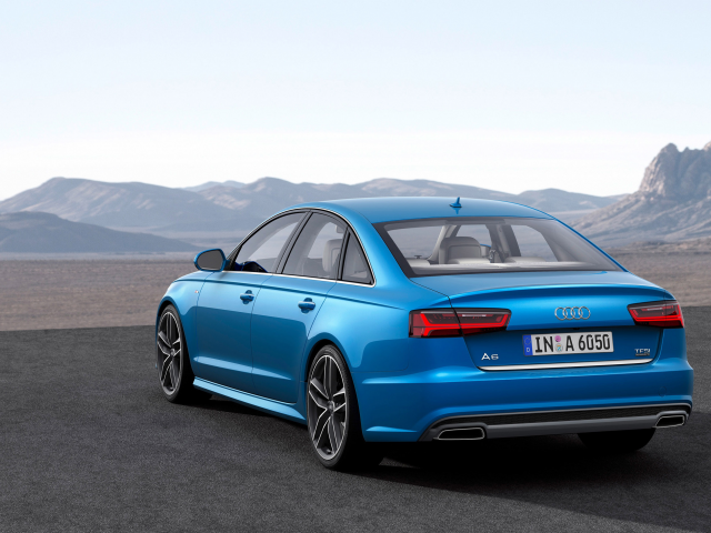 Audi, A6, Back, 2016