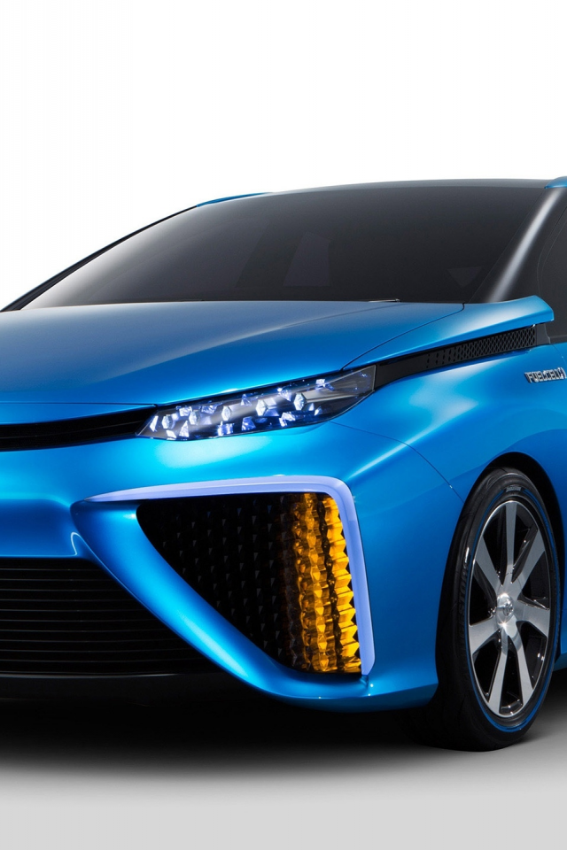 Toyota, FCV, Concept, Car, Blue