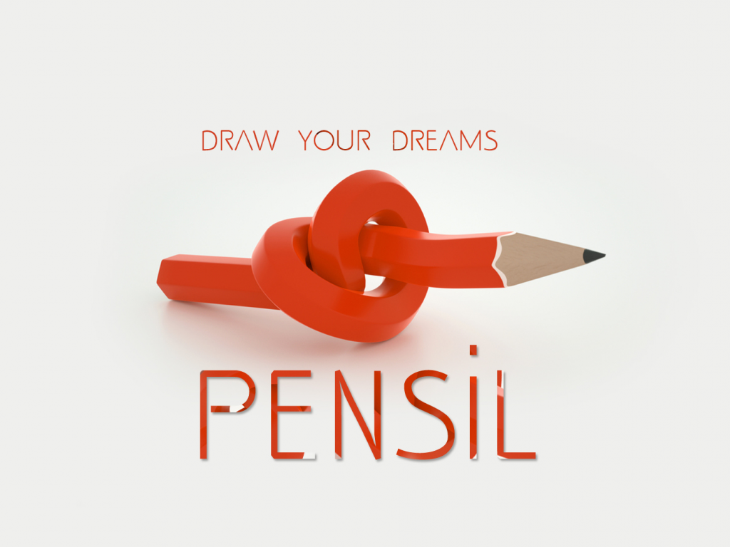 карандаш, draw your dreams, orange, картинка, рисуй свою мечту
