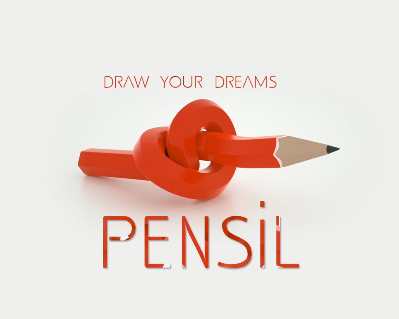 карандаш, draw your dreams, orange, картинка, рисуй свою мечту
