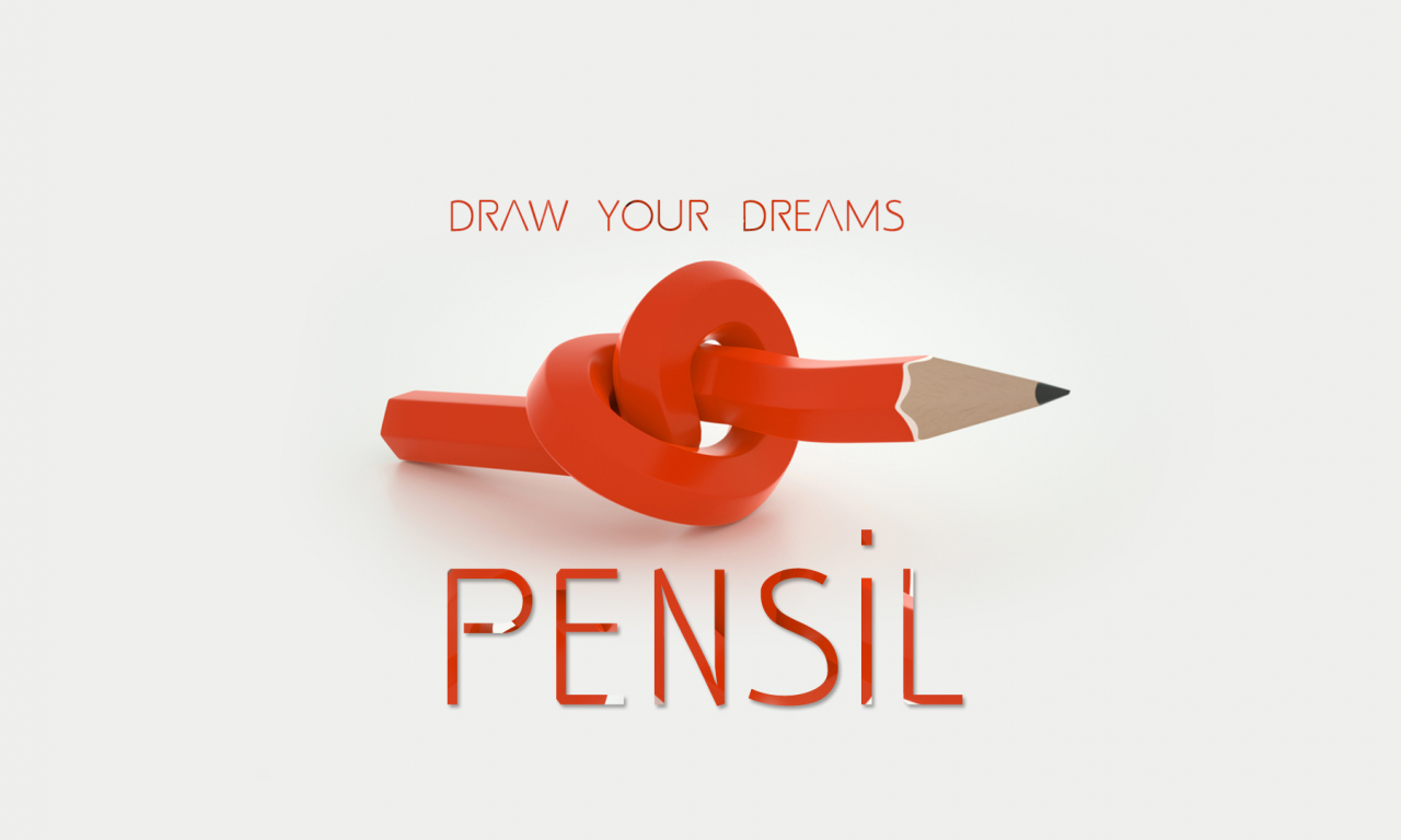 карандаш, draw your dreams, orange, картинка, рисуй свою мечту