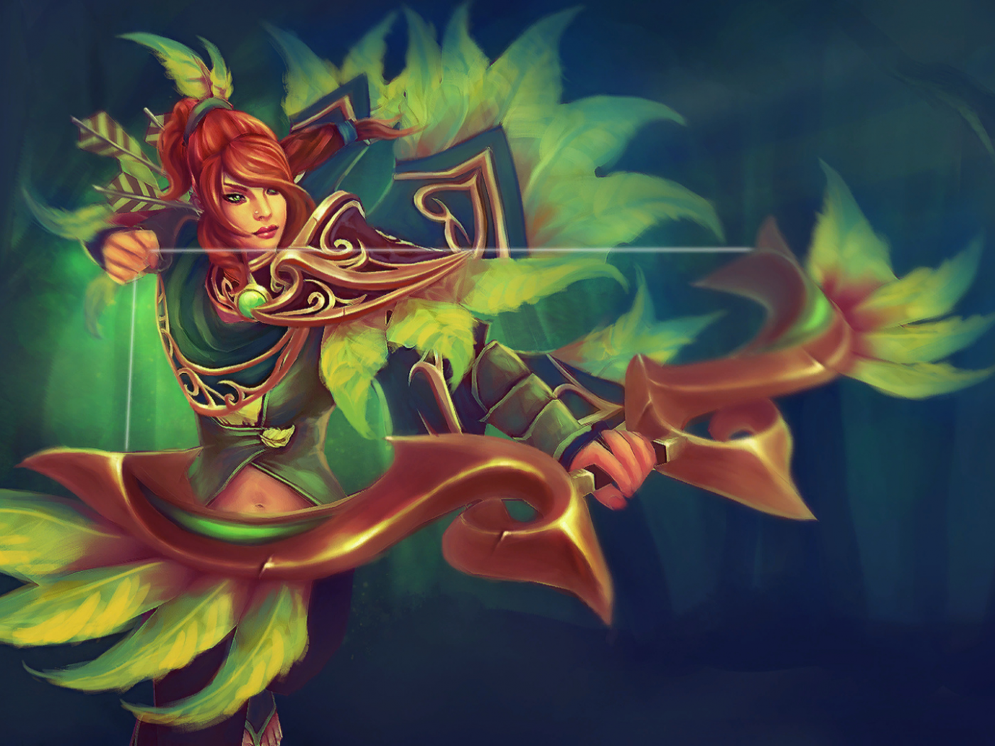 dota 2, Array of Tranquility, Windranger, Врка