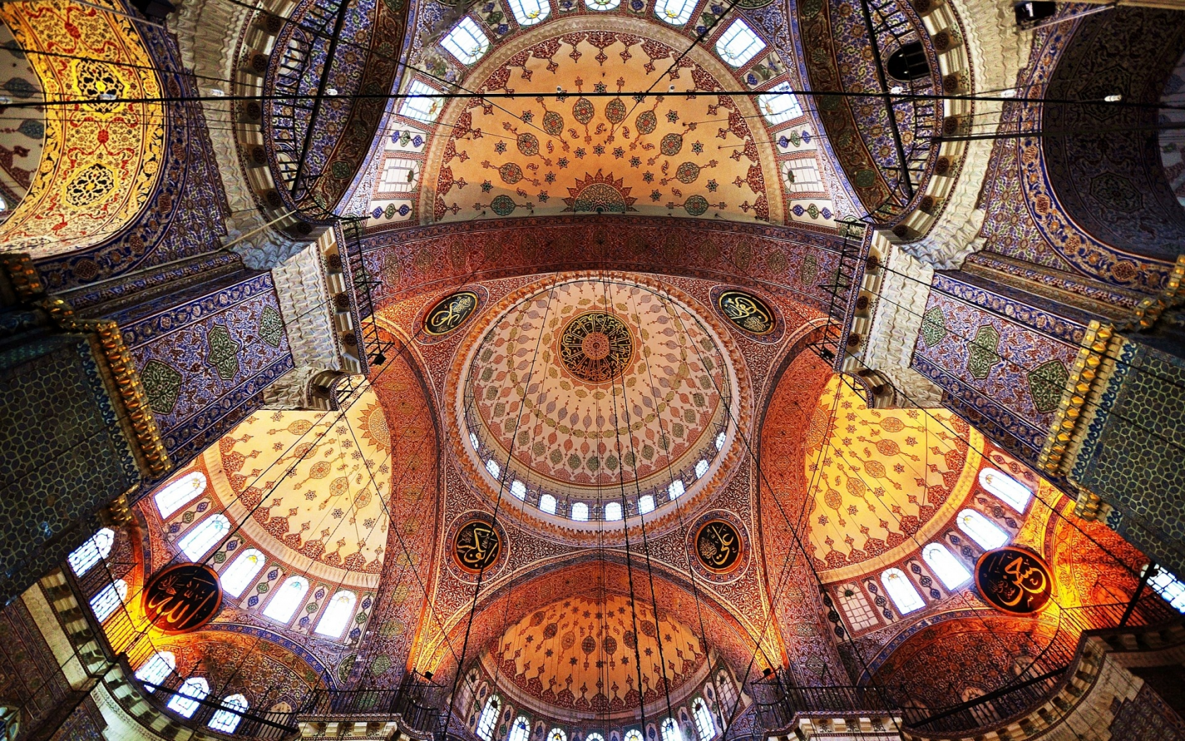 мечеть, купол, узор, краски, архитектура, религия