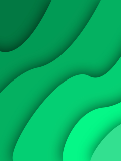 abstract, green, waves, simple, wave