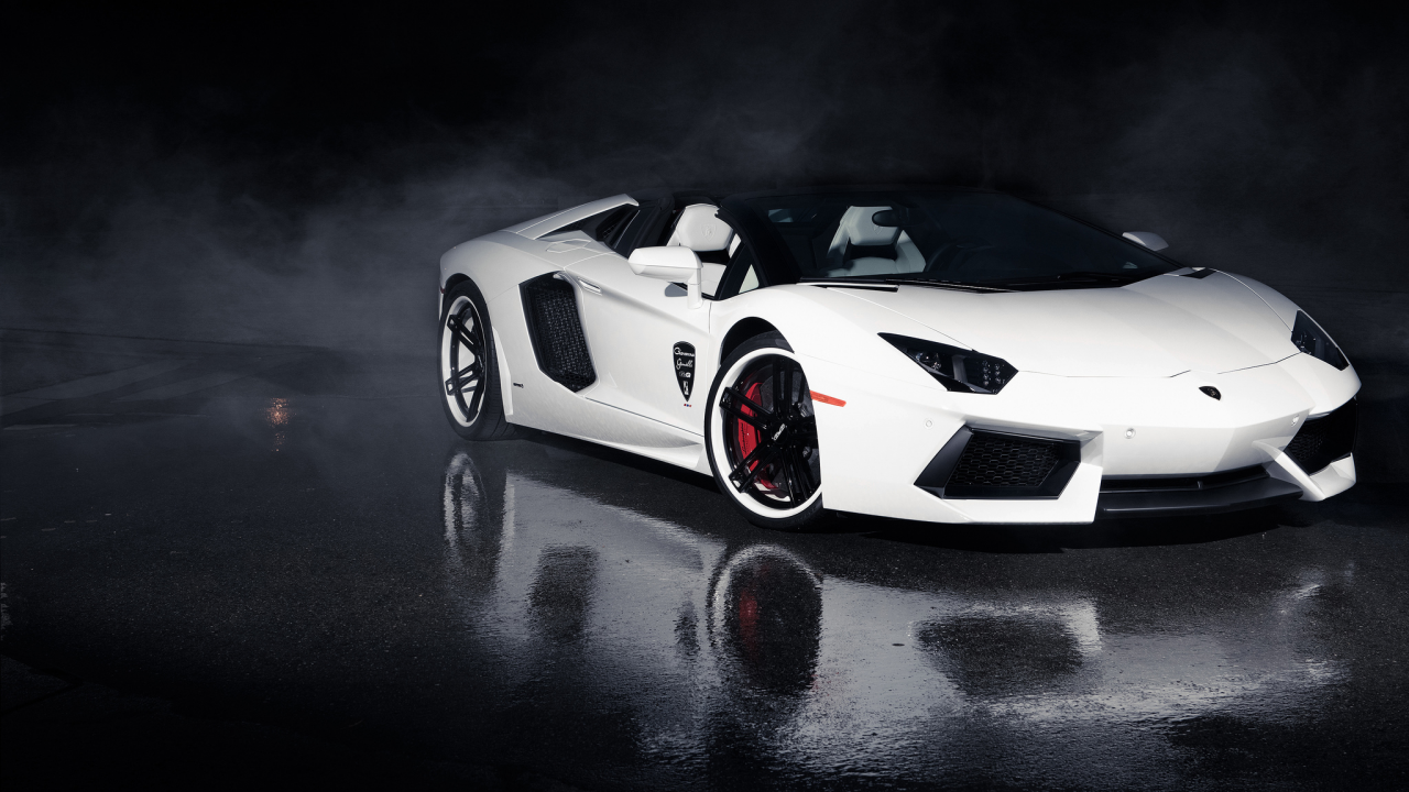 aventador, roadster, white, lamborghini, giovanna wheels