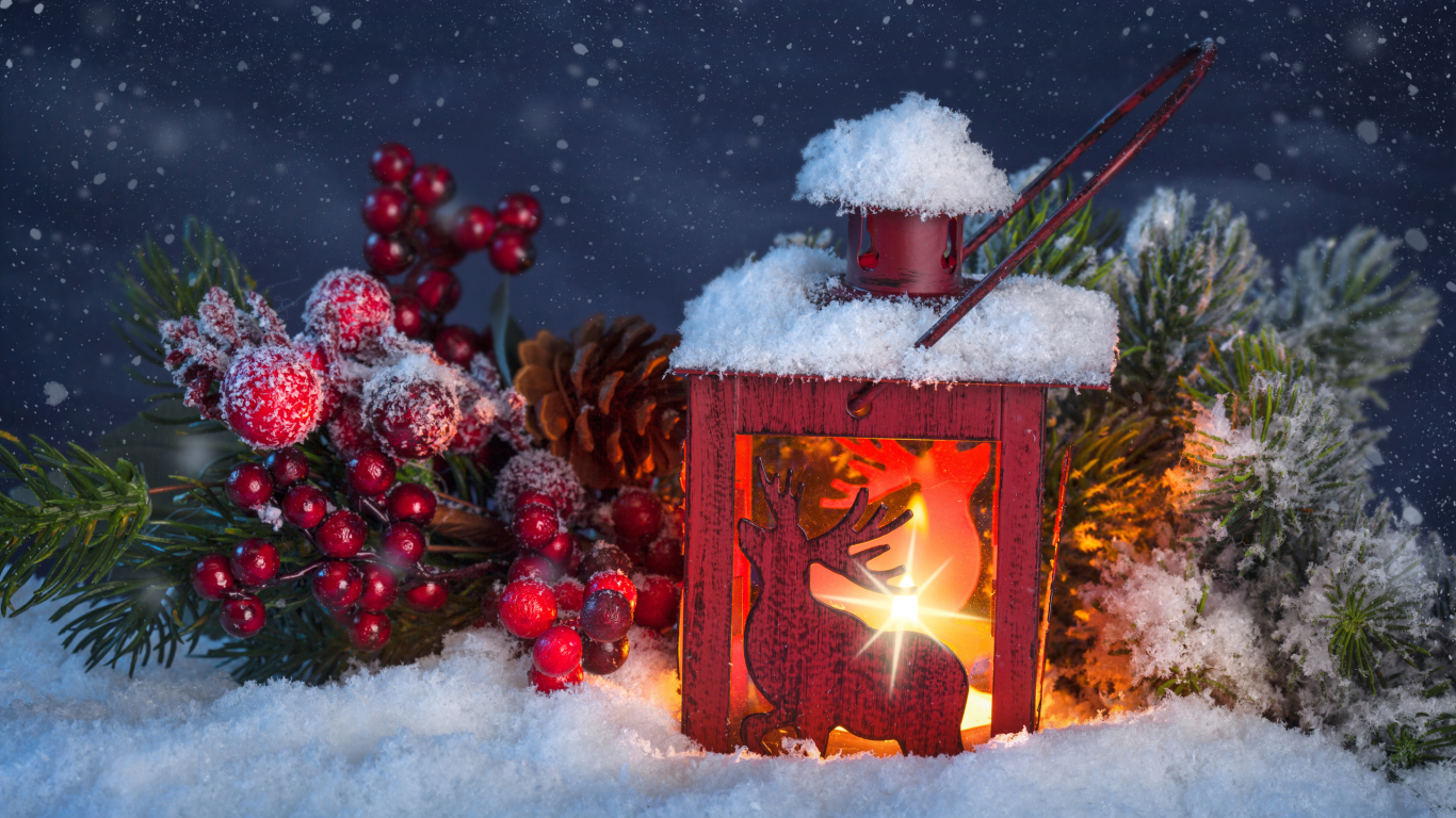reindeer toy, новый год, star, lantern, new year, merry christmas, cherry