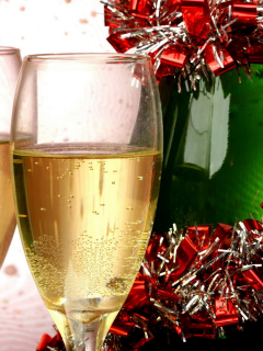 new year, бокал, шампанское, новый год, 2014