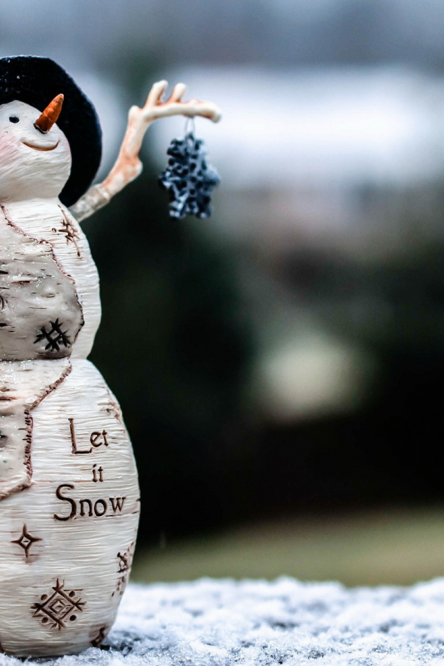 украшение, новый год, снеговик, новогоднее