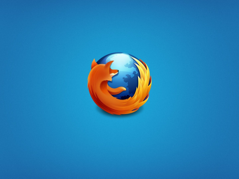 mozilla firefox, голубой фон, браузер