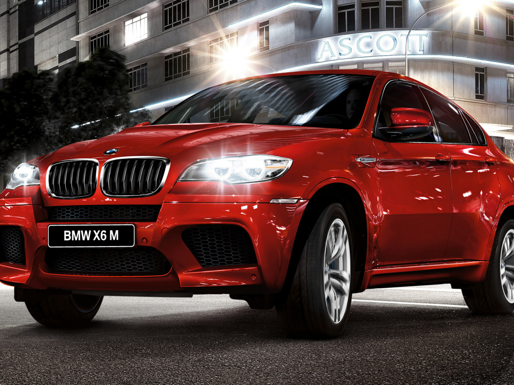 скорость, красный, ночь, джип, bmw, икс6, bmw x6, x6