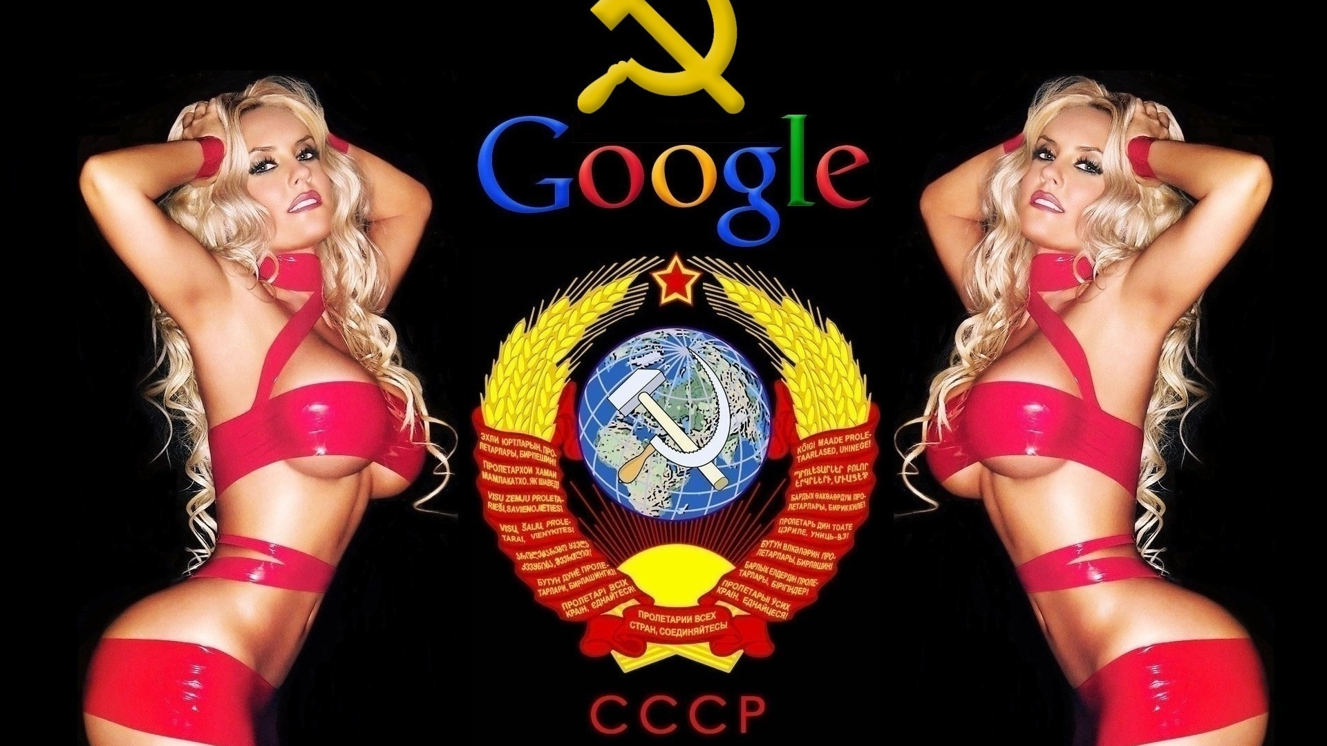 девушки, google, ссср, герб