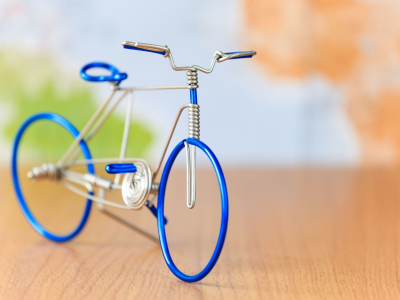 синий, фон, игрушка, каркас, bicycle, разное, велосипед