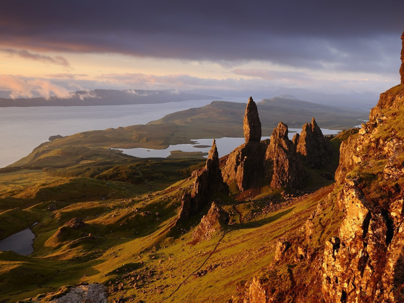 скалы, scotland, skye, europe, вода, шотландия, природа, rocks, горы