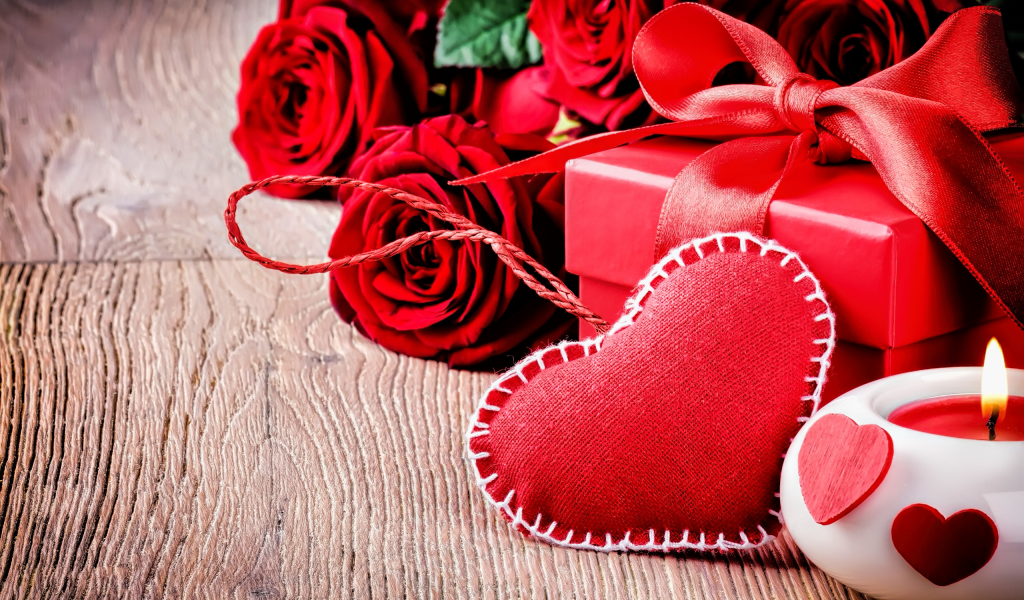 праздник, признание, любовь, свеча, цветы, букет, розы, сердце, день святого валентина, день влюбленных, чувство