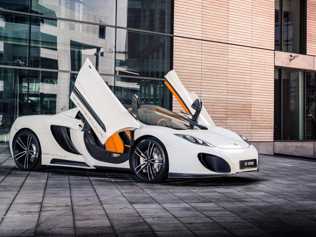 суперкар, двери, supercar, mp4-12c, mclaren, gt spider, gemballa