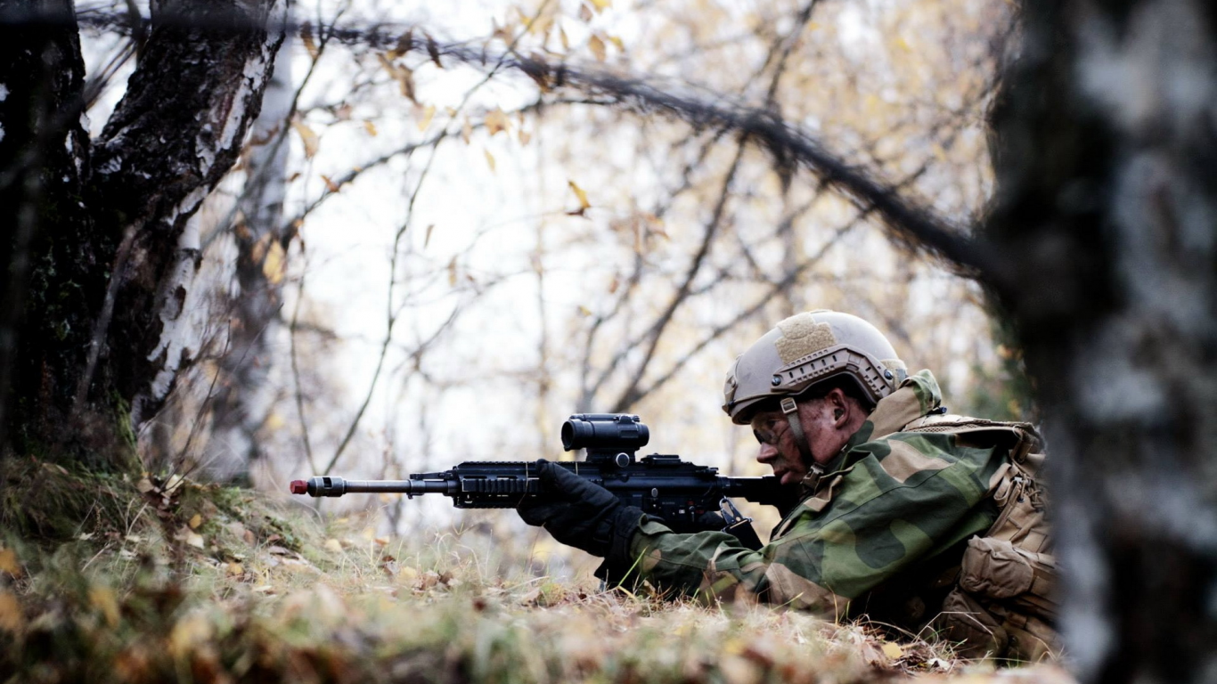 оружие, солдат, norwegian army